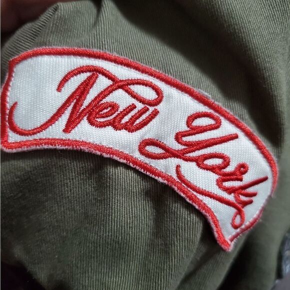 American Rag Cie Patched Cargo Jacket Size Small - Picture 6 of 11